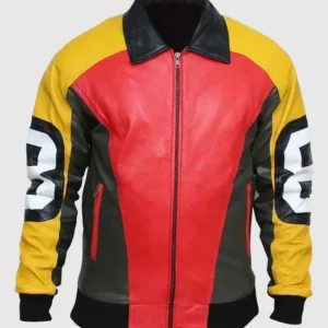 8 Ball Bomber Leather Jacket – Seinfeld Puddy