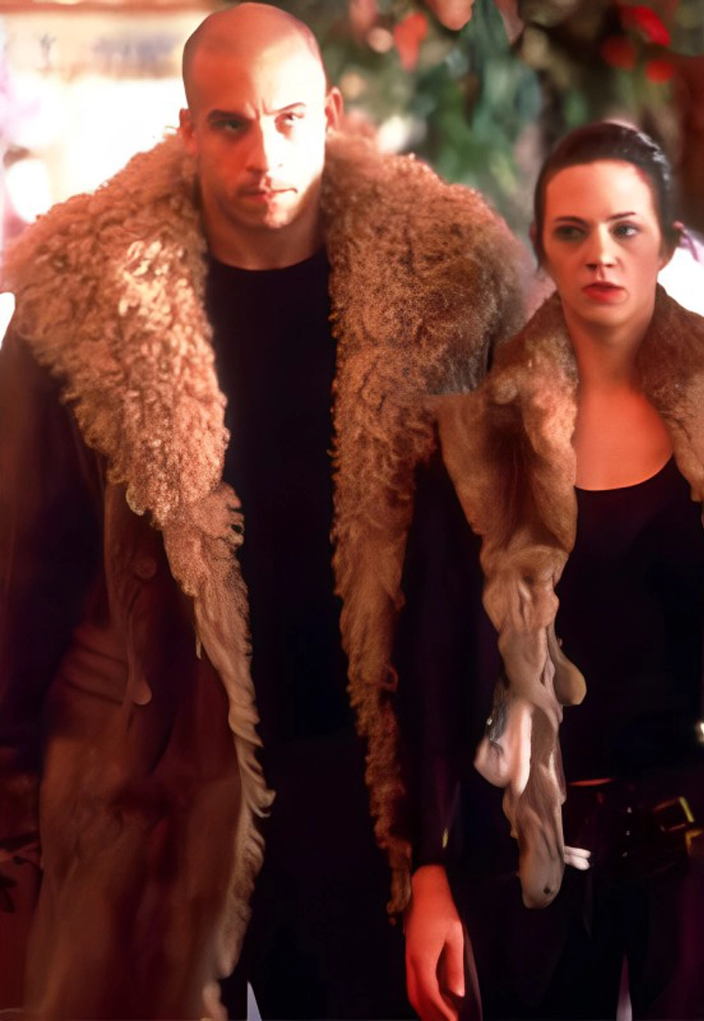Vin Diesel XXX Return of Xander Cage Long Leather Fur Coat