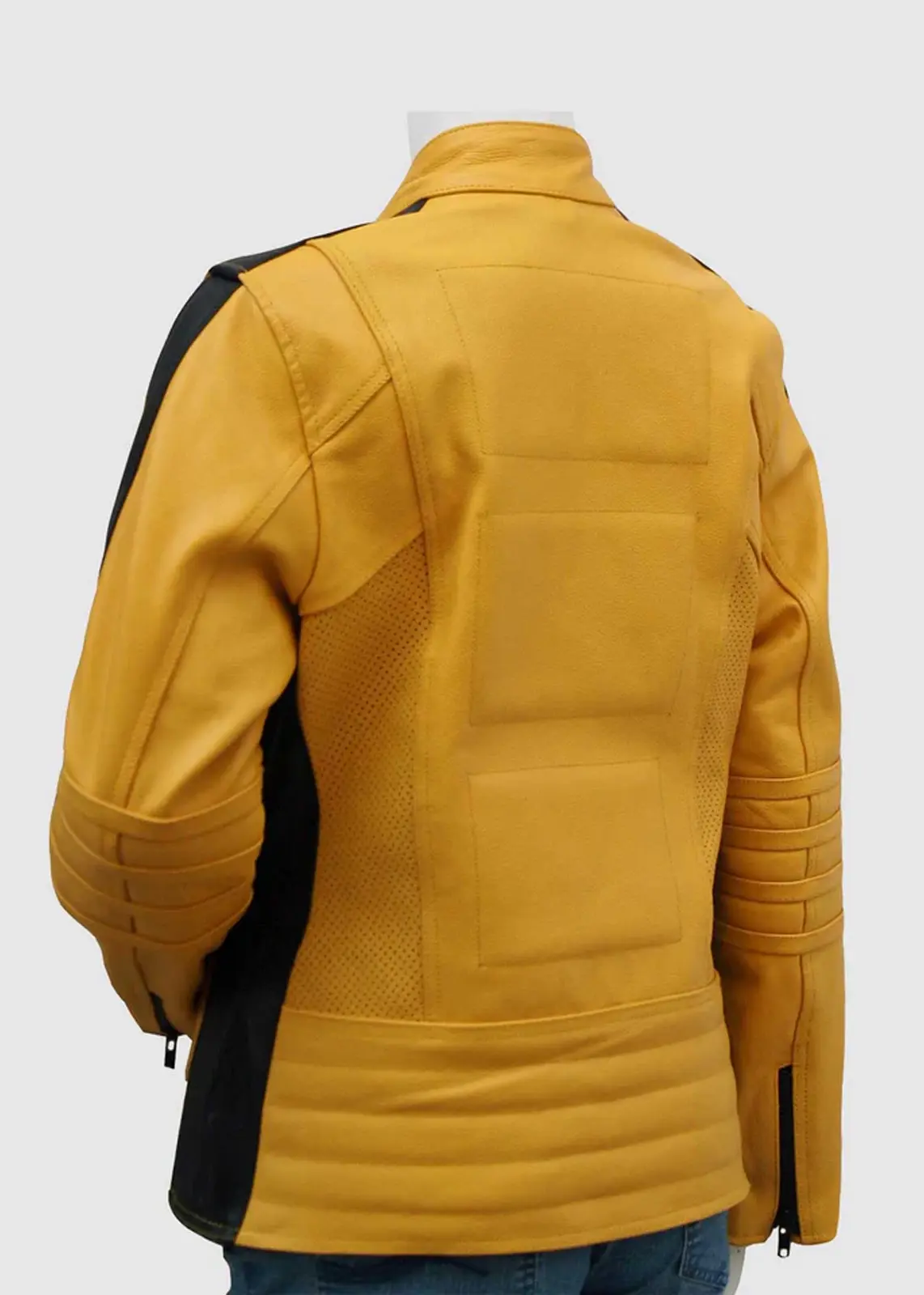 Women’s Kill Bill Black and Yellow Leather Jacket