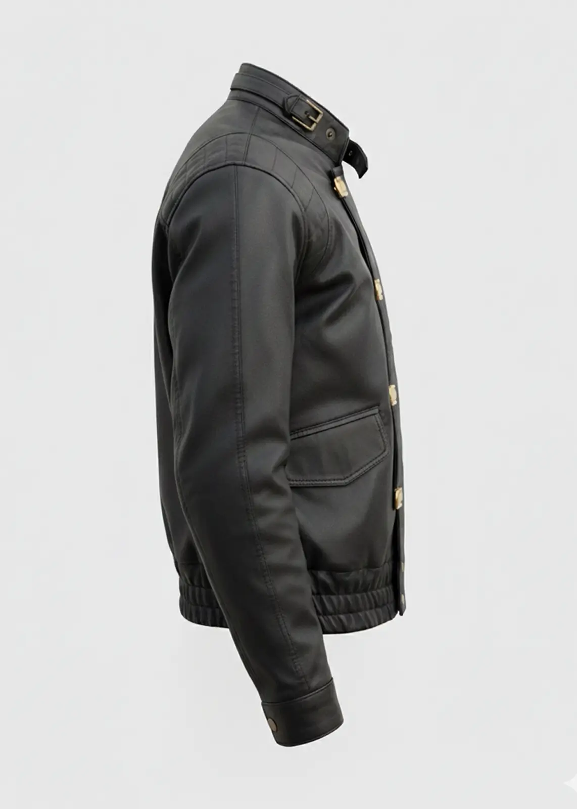Black Akira leather Jacket For Men - Image 3