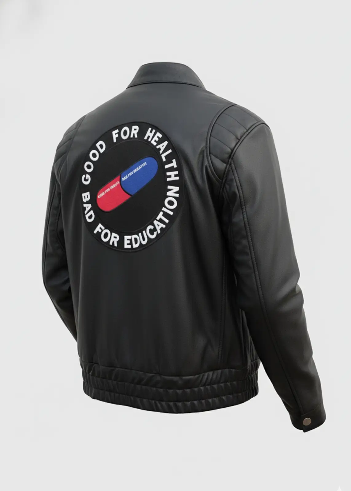 Black Akira leather Jacket For Men - Image 4