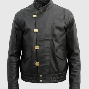 Black Akira leather Jacket For Men