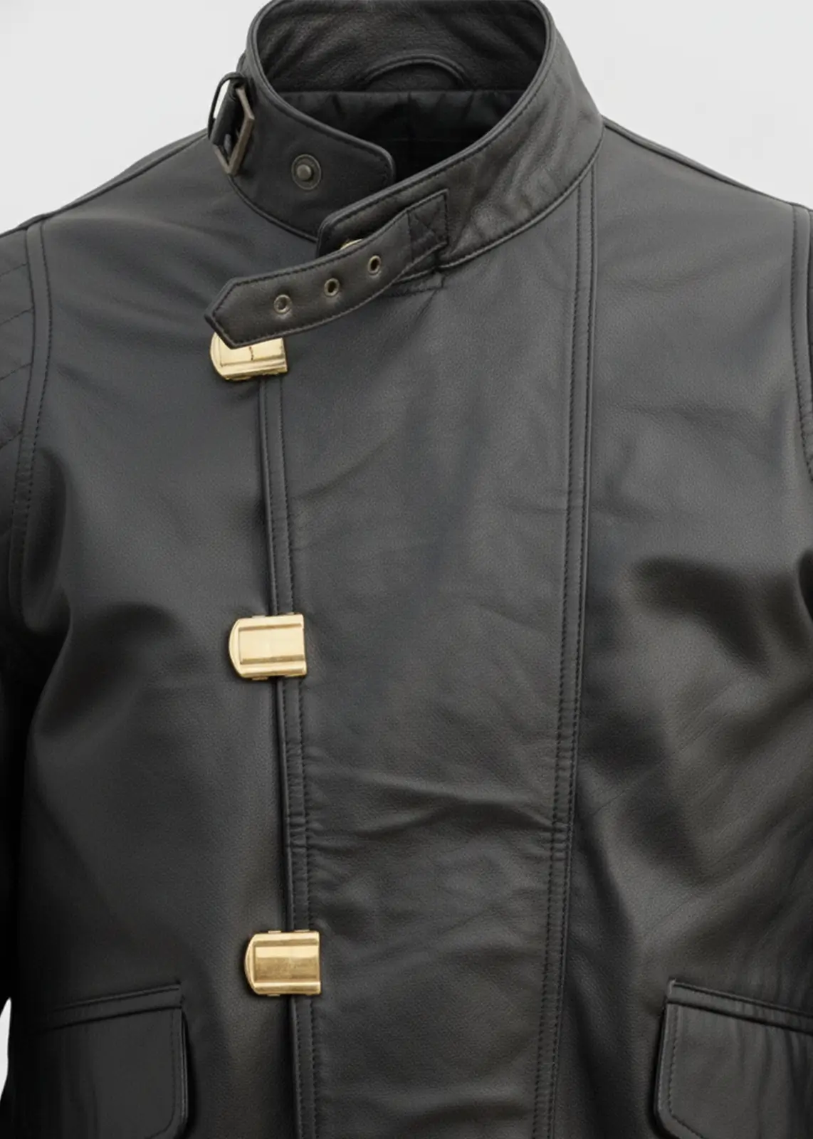 Black Akira leather Jacket For Men - Image 6
