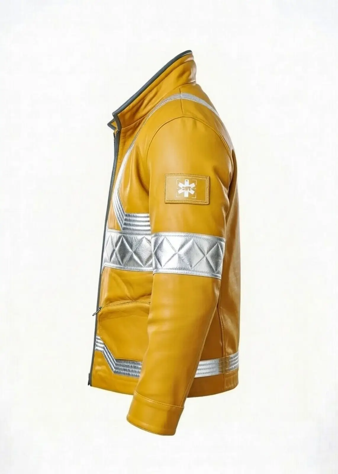 David Martinez Cyberpunk Leather Jacket - Image 3
