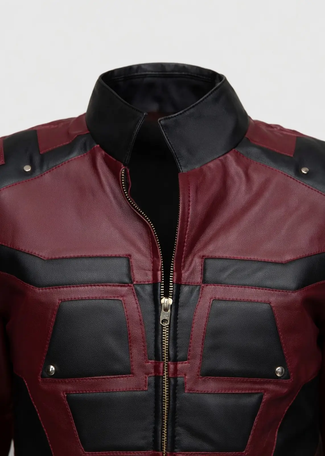 Marvel's Daredevil Red & Black Leather Jacket - Image 3