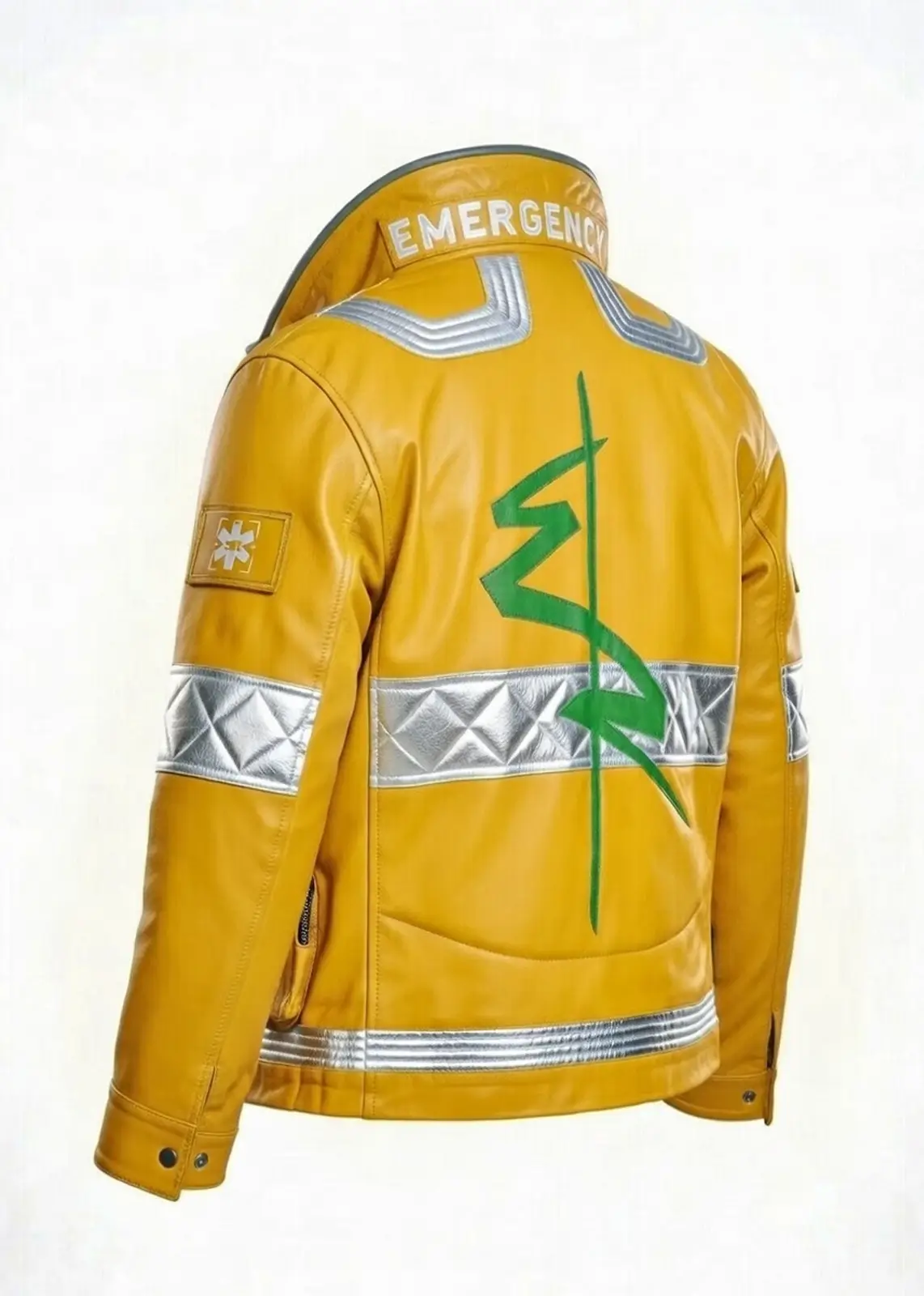 David Martinez Cyberpunk Leather Jacket - Image 4