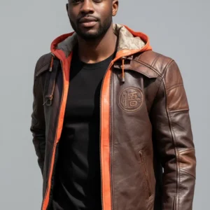 DBZ Goku Jacket With Orange Hood