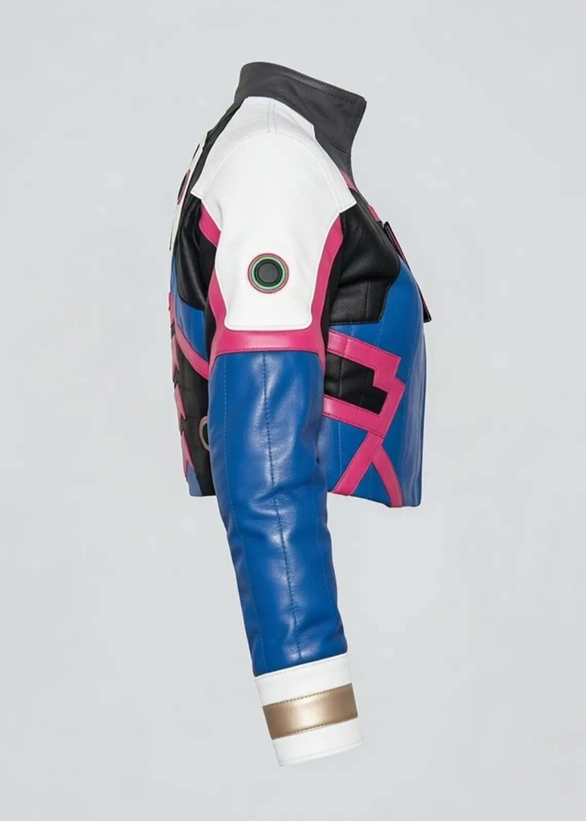 D.VA Crop Top Leather Jacket For Women - Image 5
