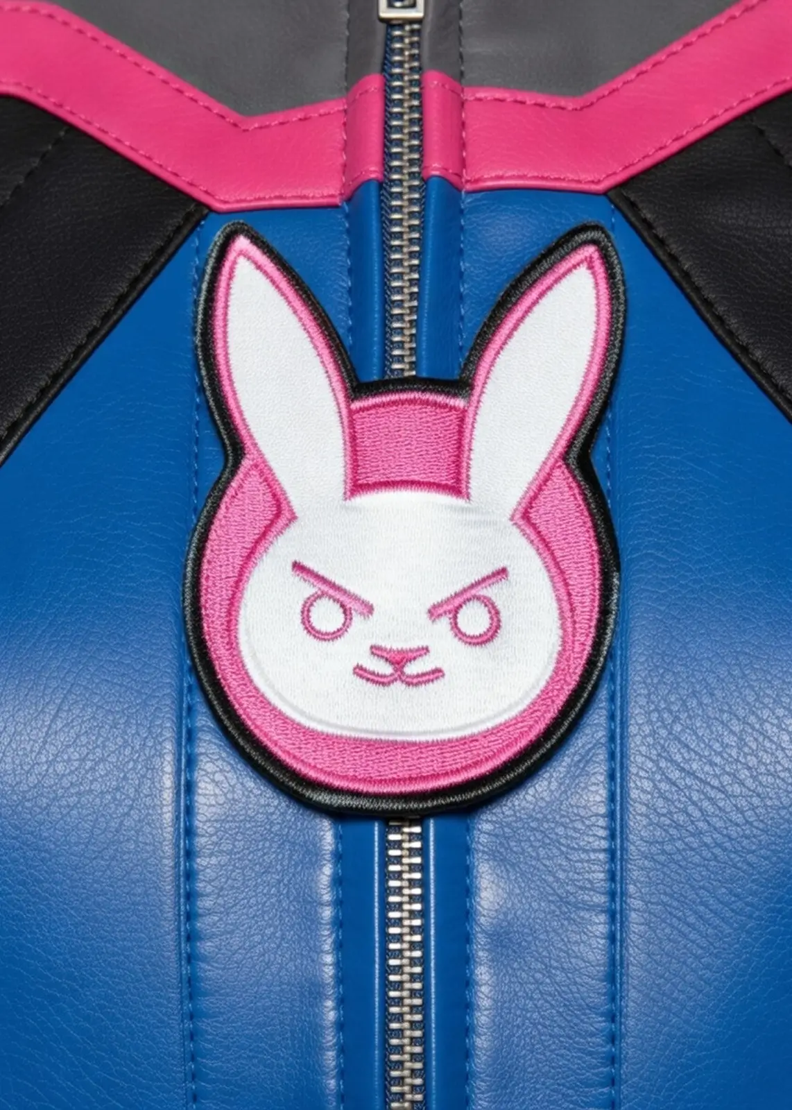 D.VA Crop Top Leather Jacket For Women - Image 3