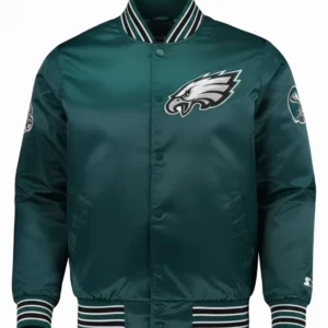Men’s Philadelphia Eagles Retro Satin Jacket