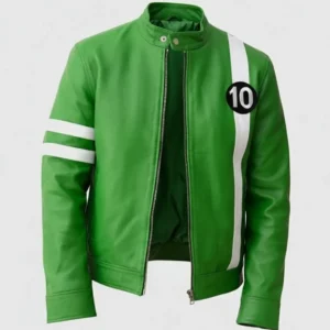 Green Ben 10 Omniverse Leather Jacket