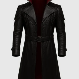 Halloween Black Vampire Trench Coat