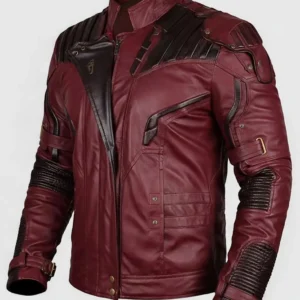 Men's Dark Red Vintage Leather Jacket