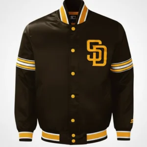 San Diego Padres Brown Varsity Jacket