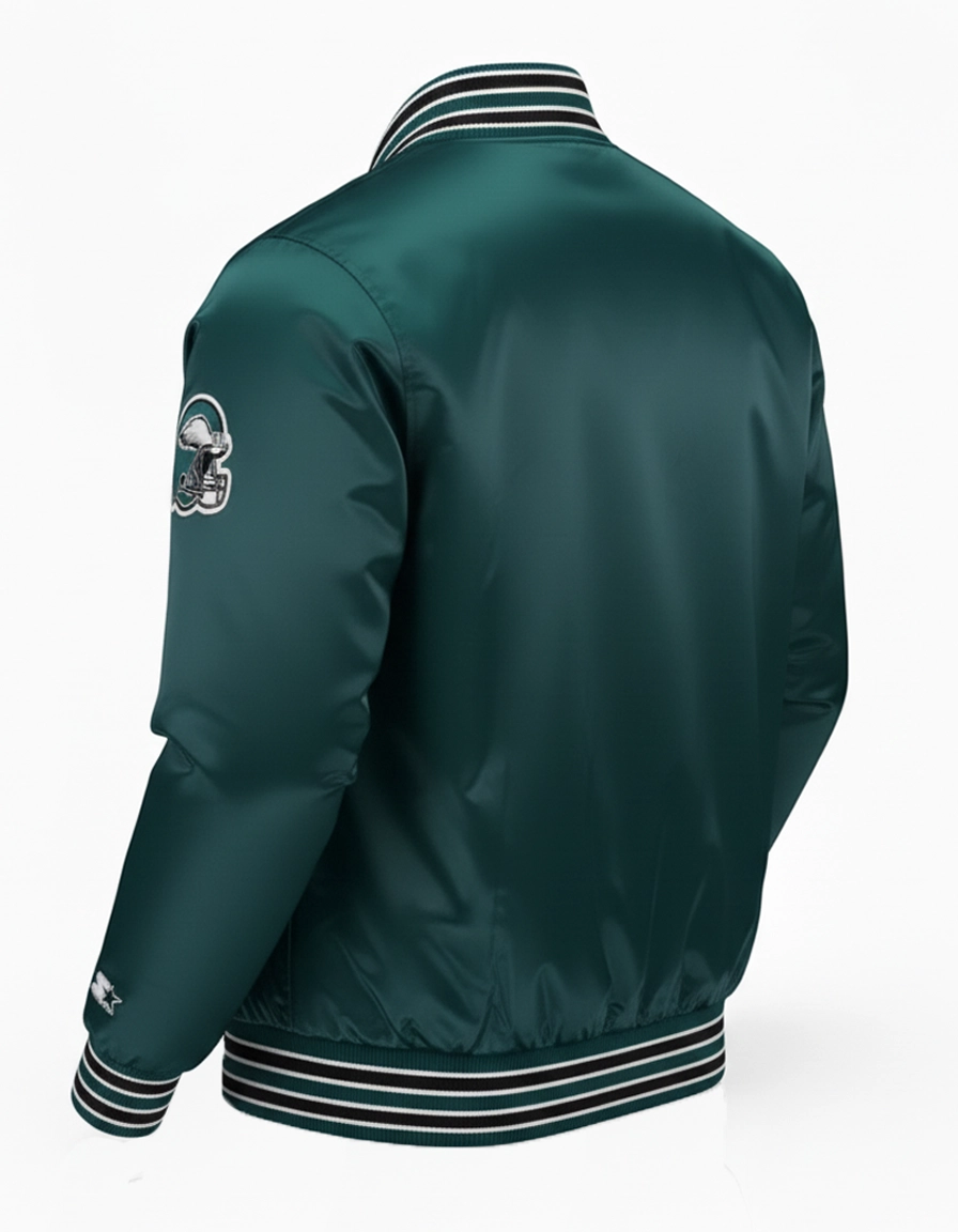 Men’s Philadelphia Eagles Retro Satin Jacket