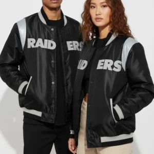 Raiders House Black Bomber Jacket