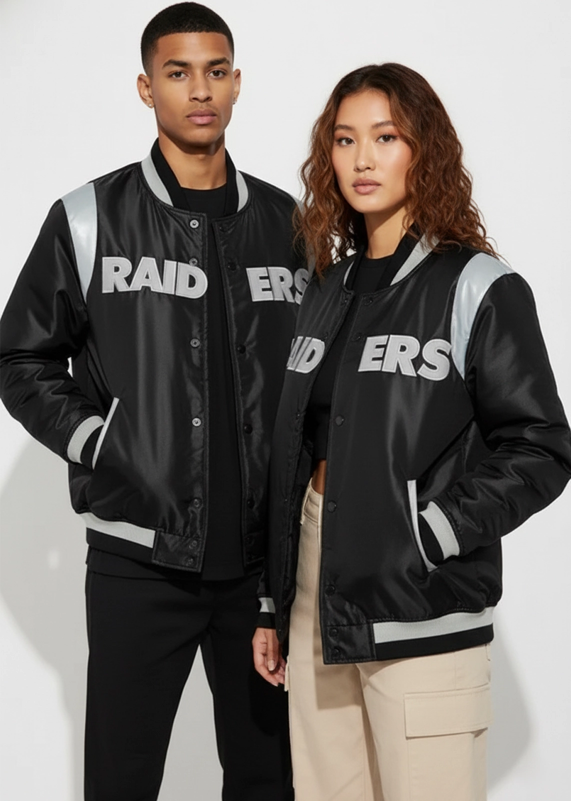 Raiders House Black Bomber Jacket