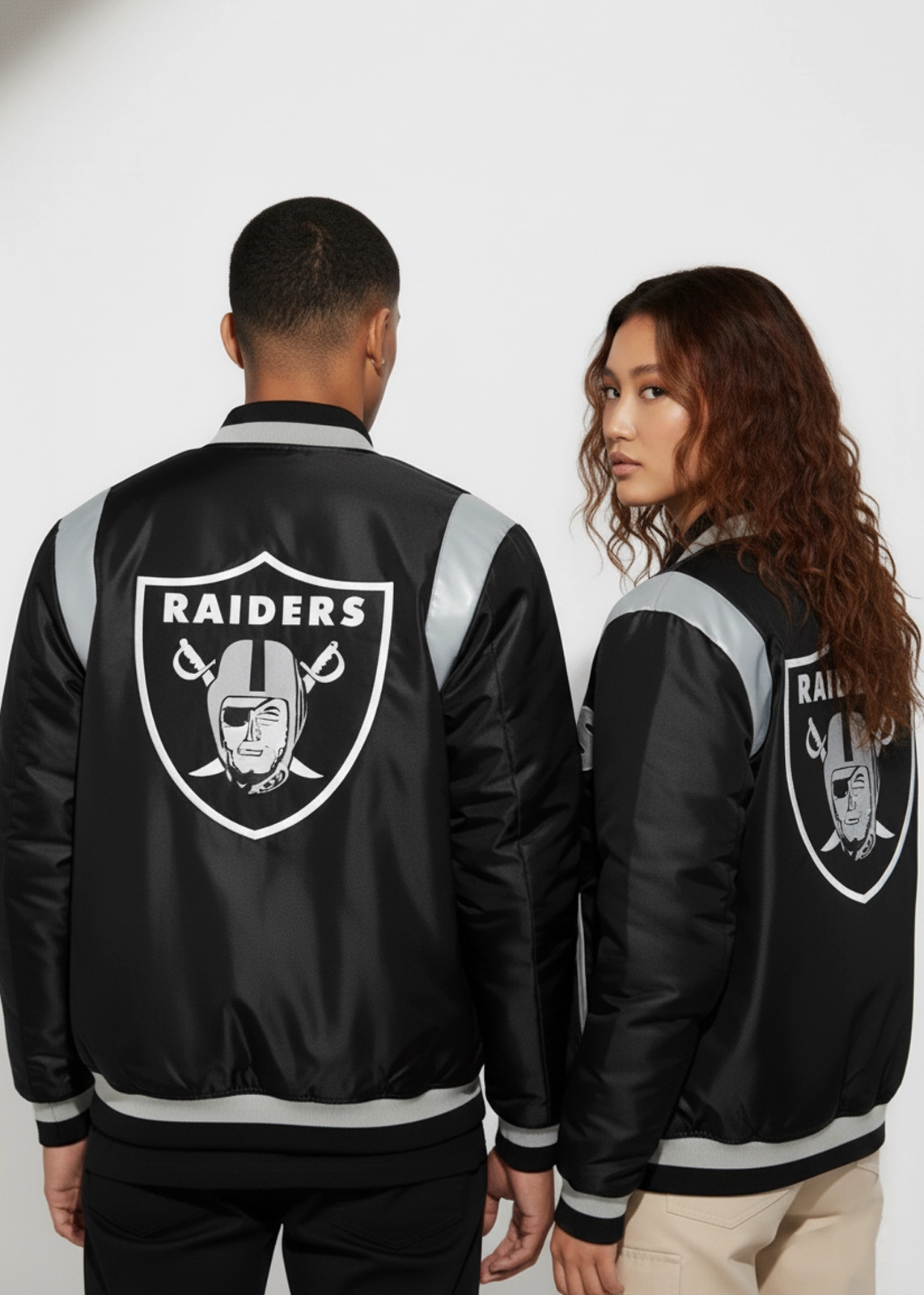 Raiders House Black Bomber Jacket