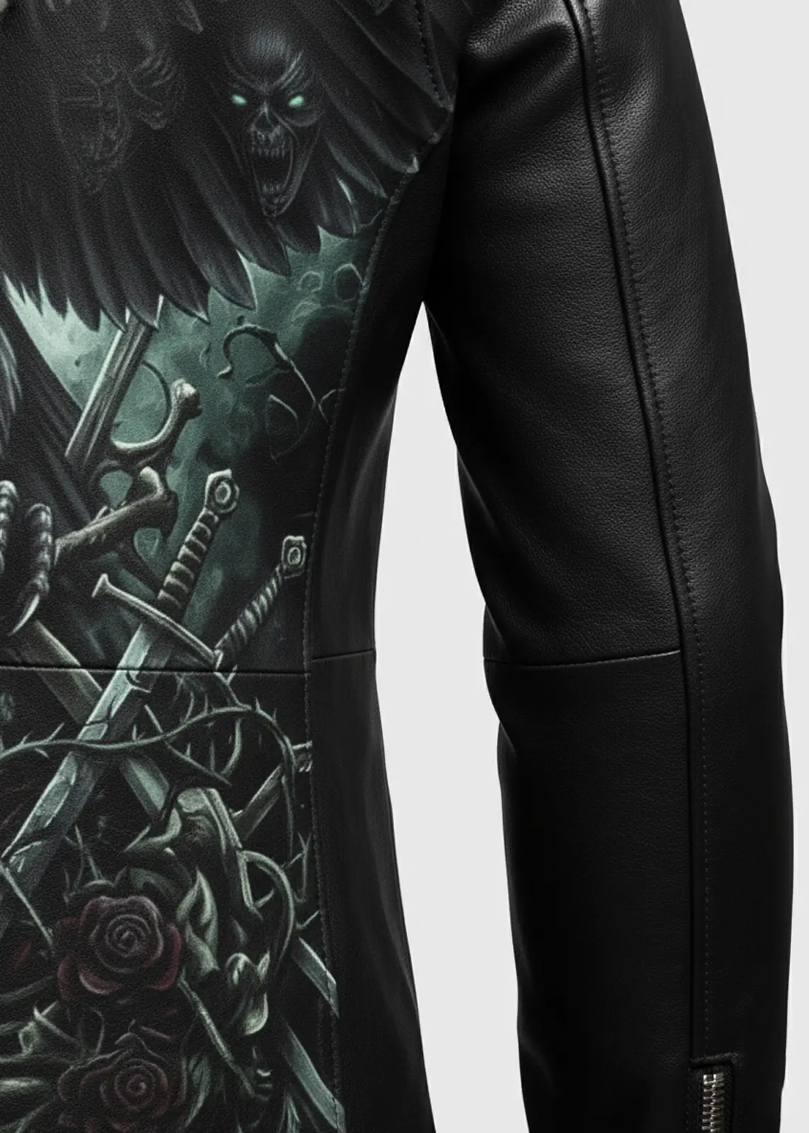 Raven King Leather Jacket - Image 4
