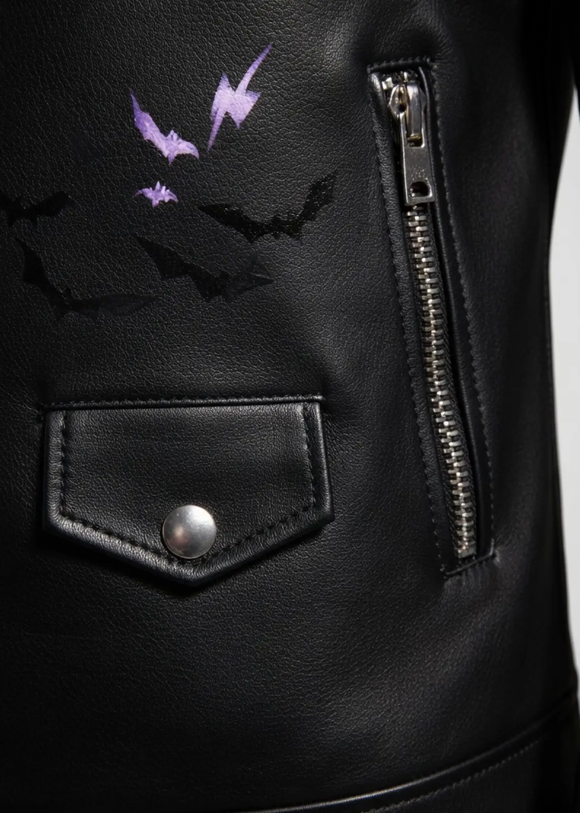Raven of the Abyss Leather Jacket - Image 5