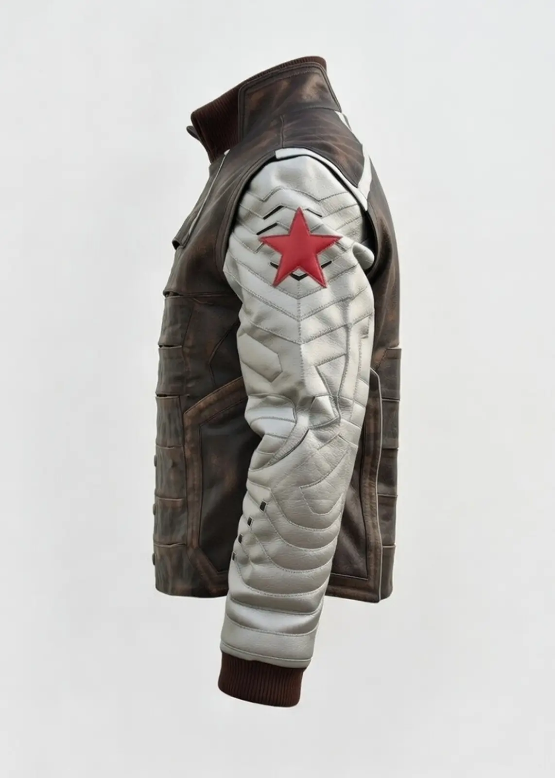 Brown Winter Soldier Bucky Barnes Jacket - Image 5