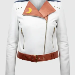 Women’s Sailor Moon Racer Leather Jacket
