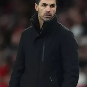 Mikel Arteta Black Parka Jacket