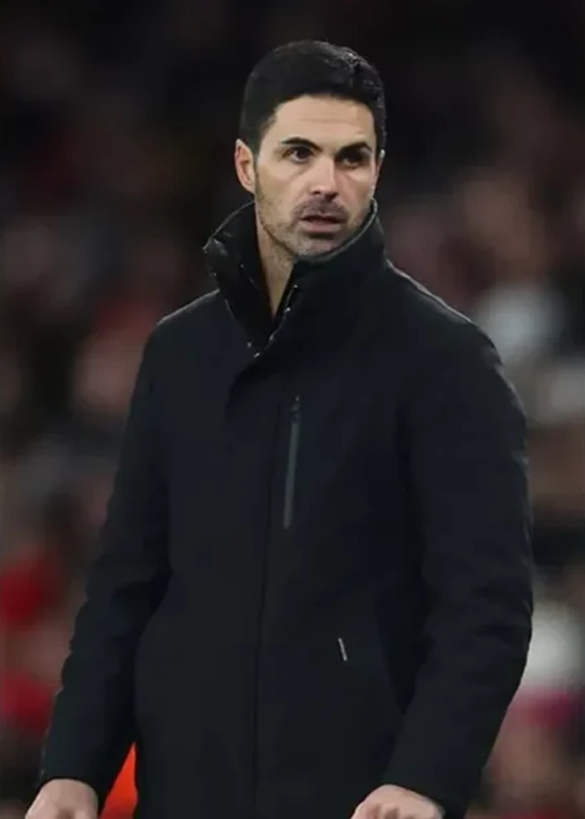 Mikel Arteta Black Parka Jacket