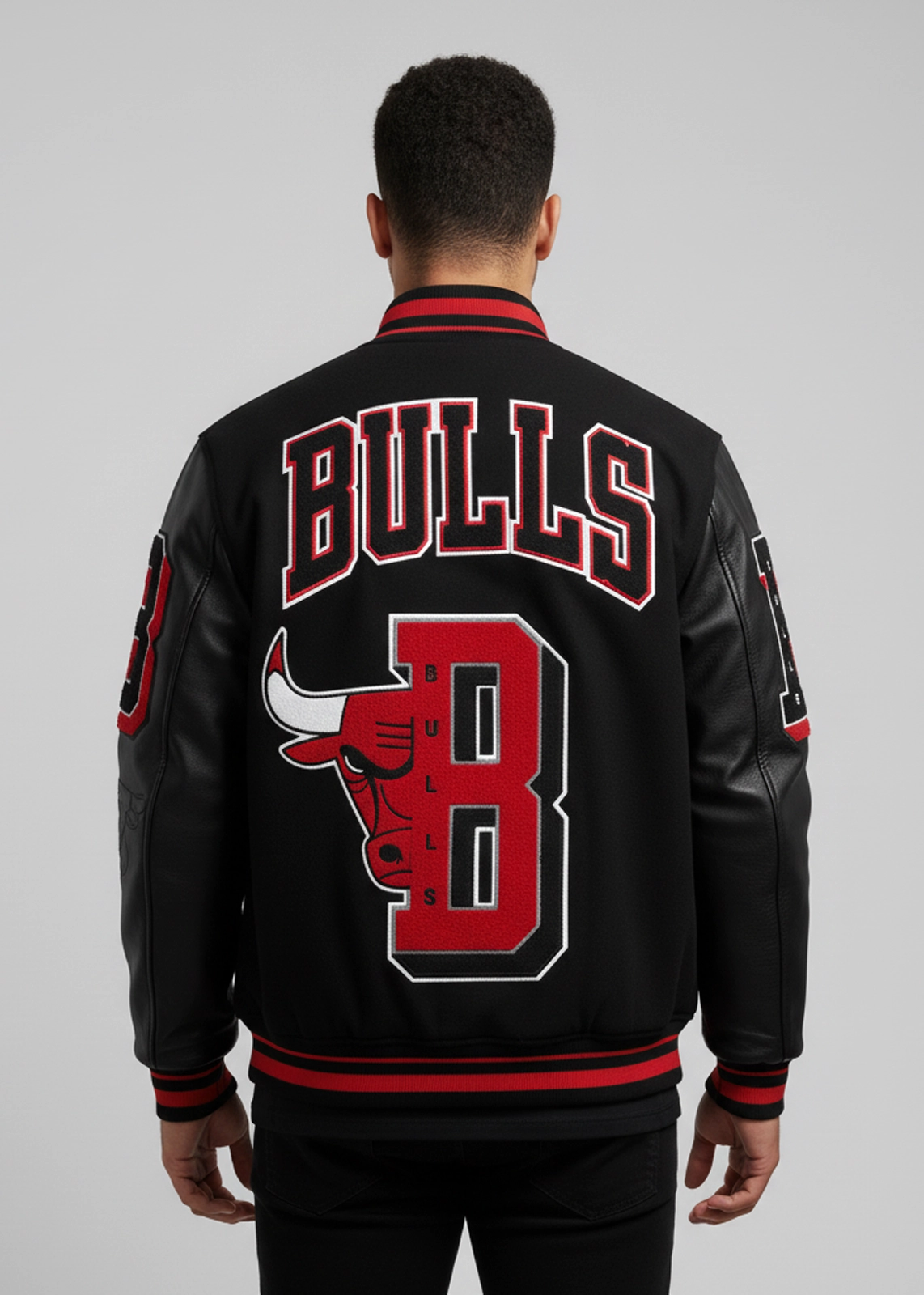 NBA Chicago Bulls Varsity Jacket - Image 3