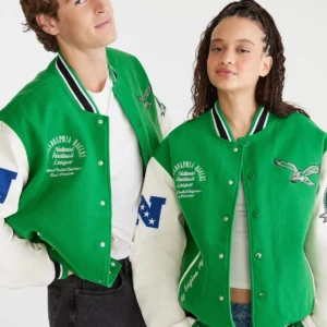 Philadelphia Eagles Varsity Bomber Jacket