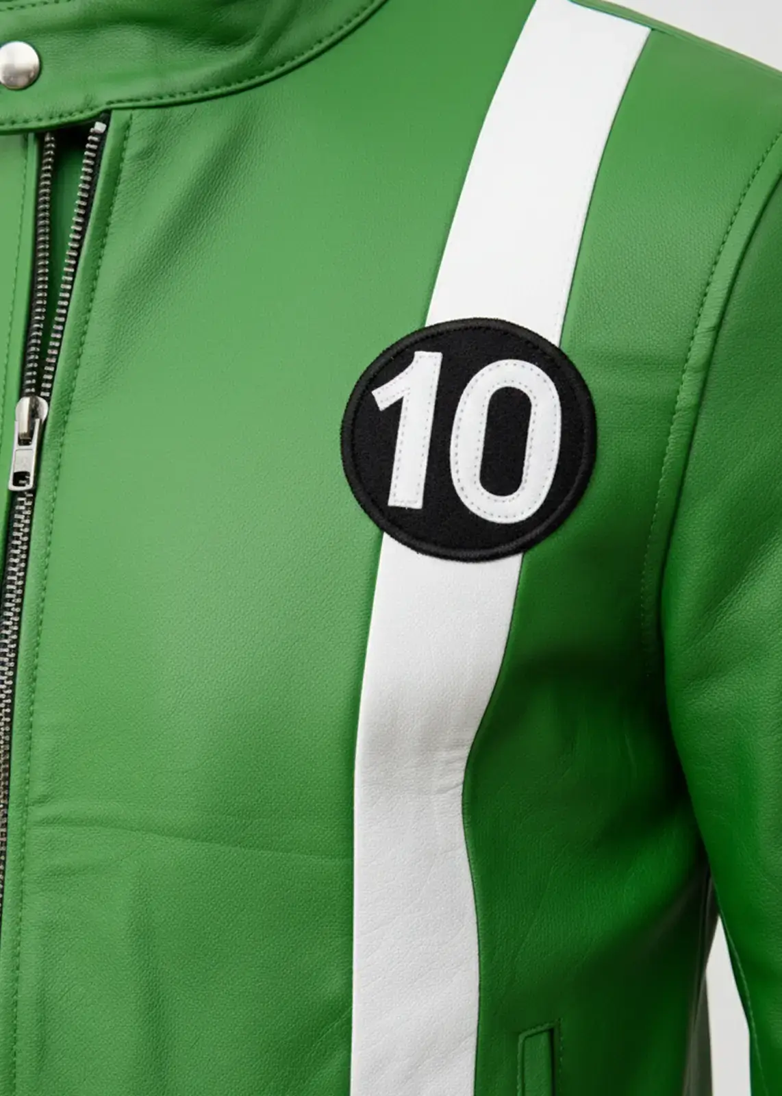 Green Ben 10 Omniverse Leather Jacket - Image 5