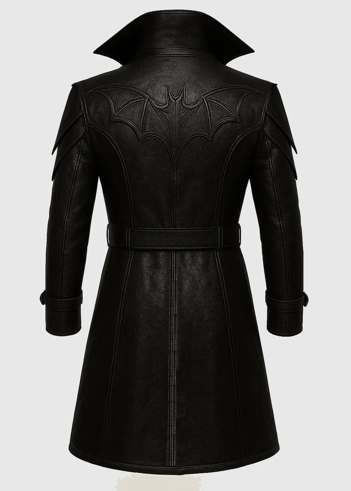 Halloween Black Vampire Trench Coat