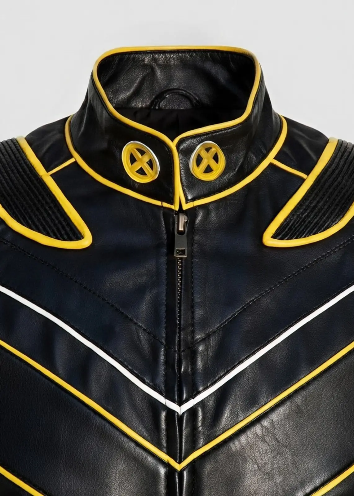 X Men 3 Black Wolverine Leather Biker Jacket - Image 2