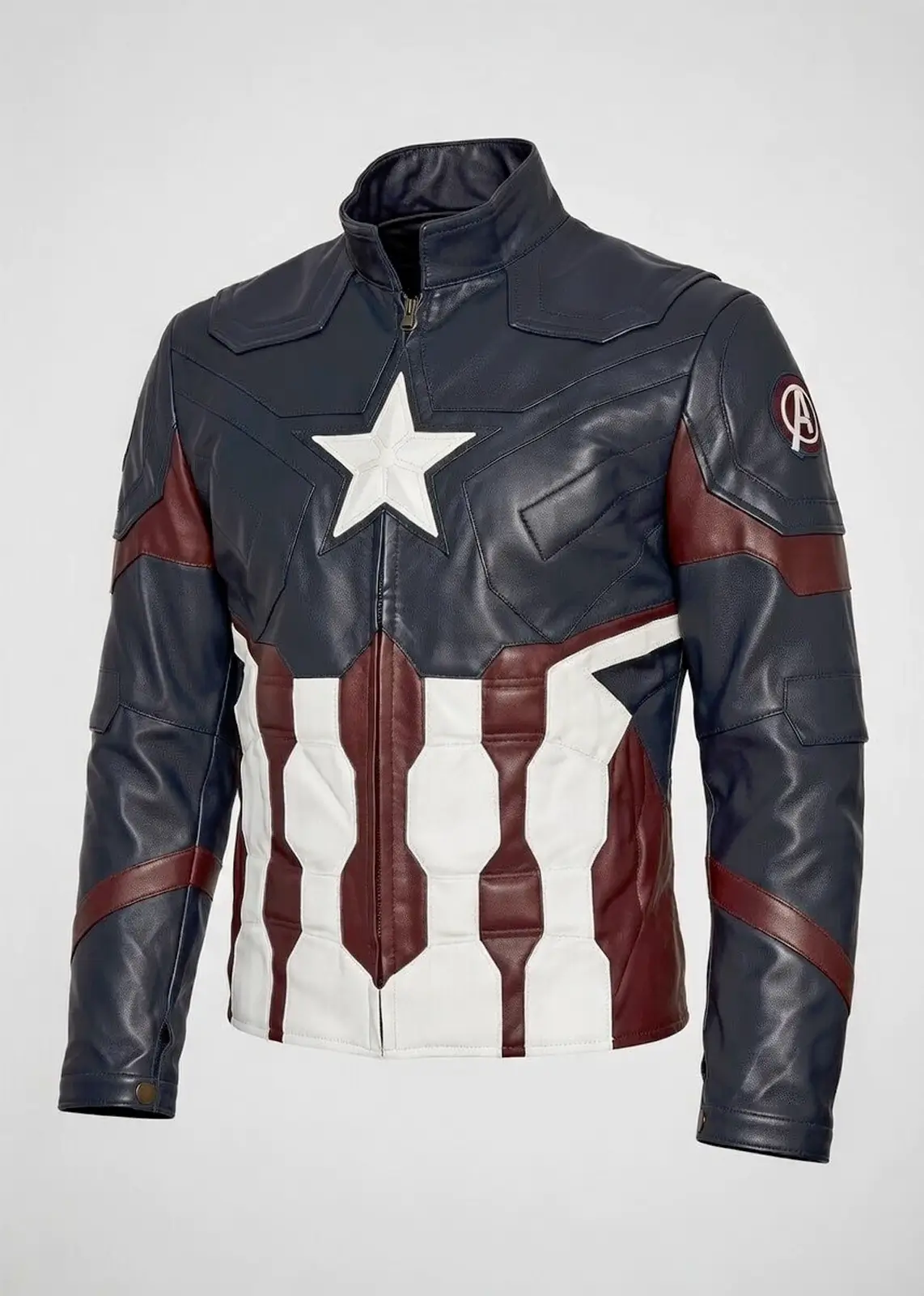 Captain America Leather Jacket For Men - Image 4