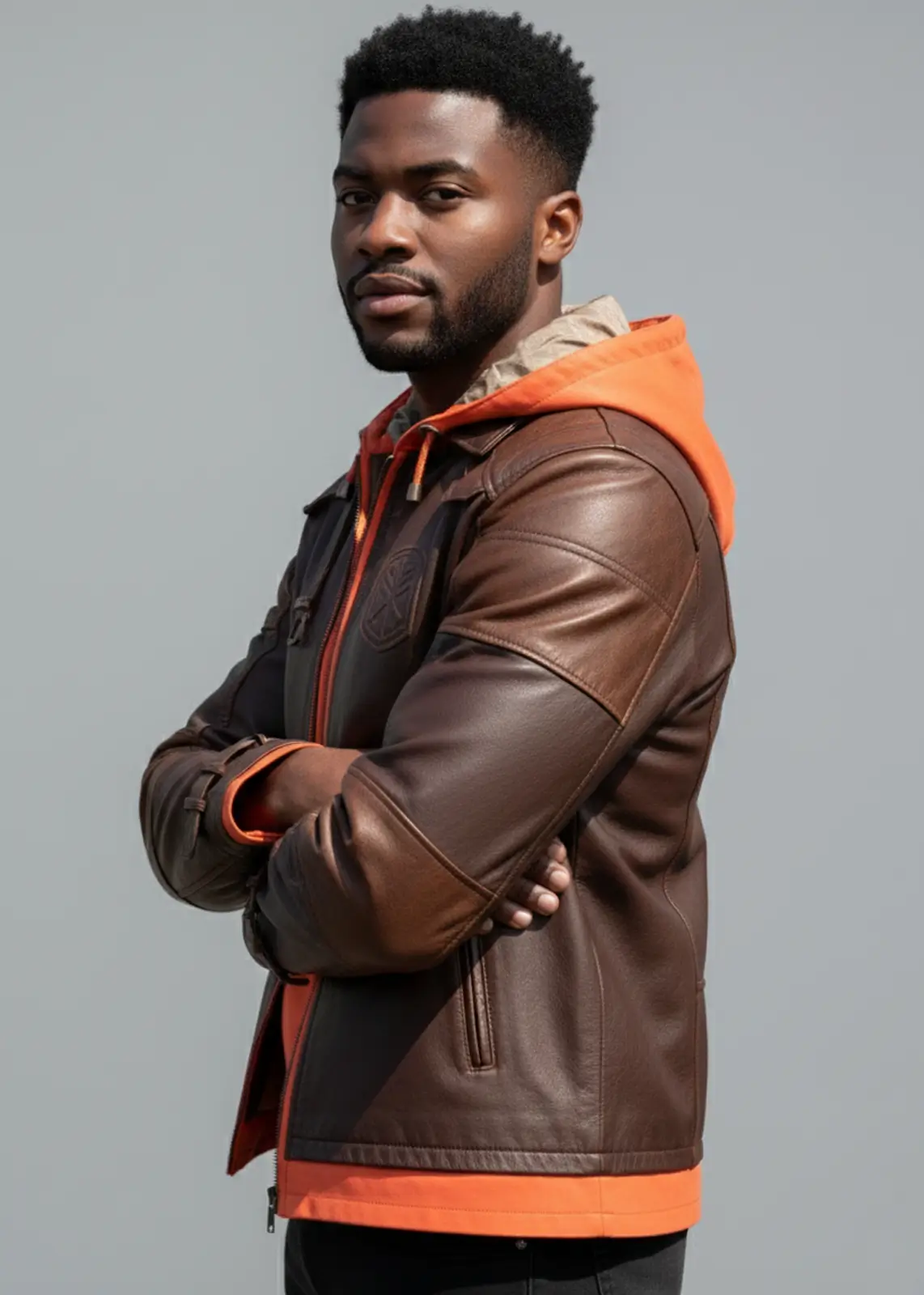 DBZ Goku Jacket With Orange Hood - Image 3