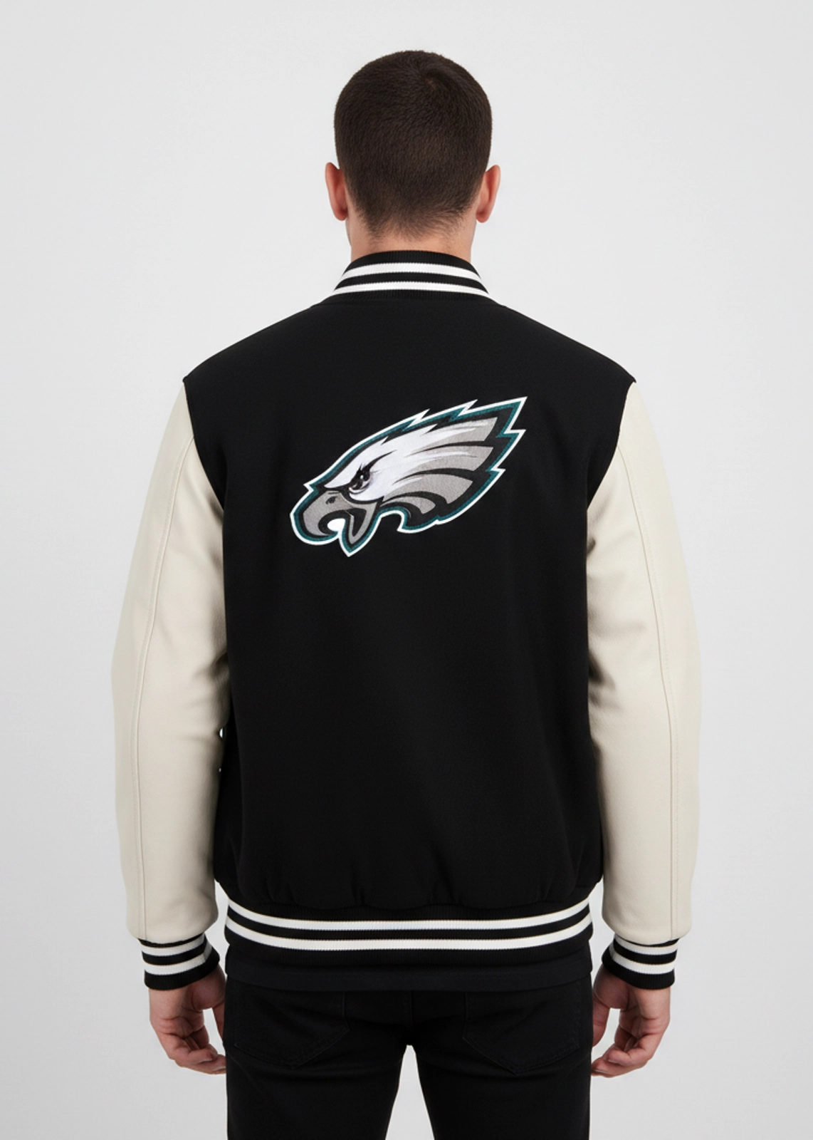 Men’s NFL Philadelphia Eagles Reversible Fleece Jacket - Image 6