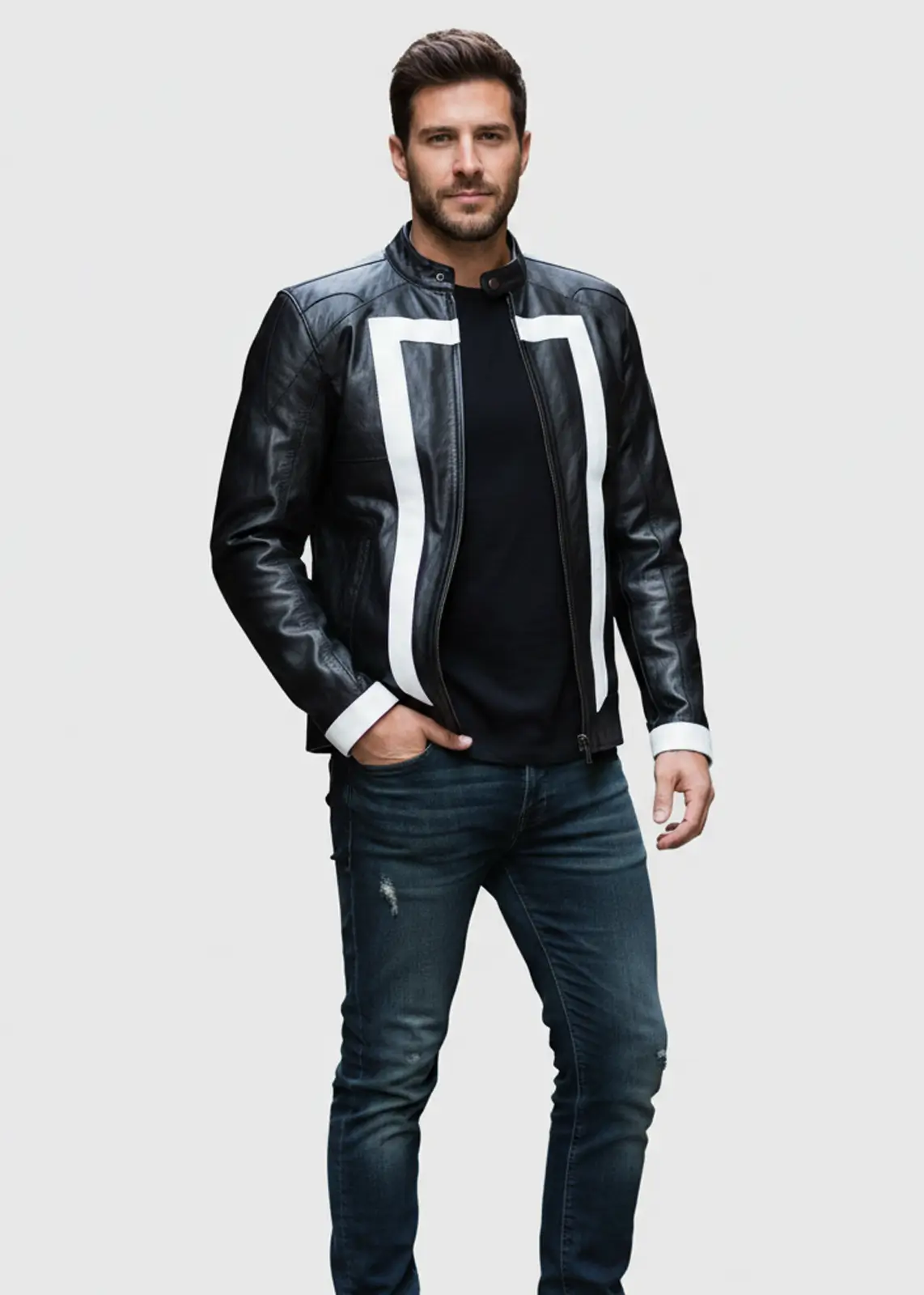 Ghost Rider Robbie Reyes Leather Jacket - Image 3
