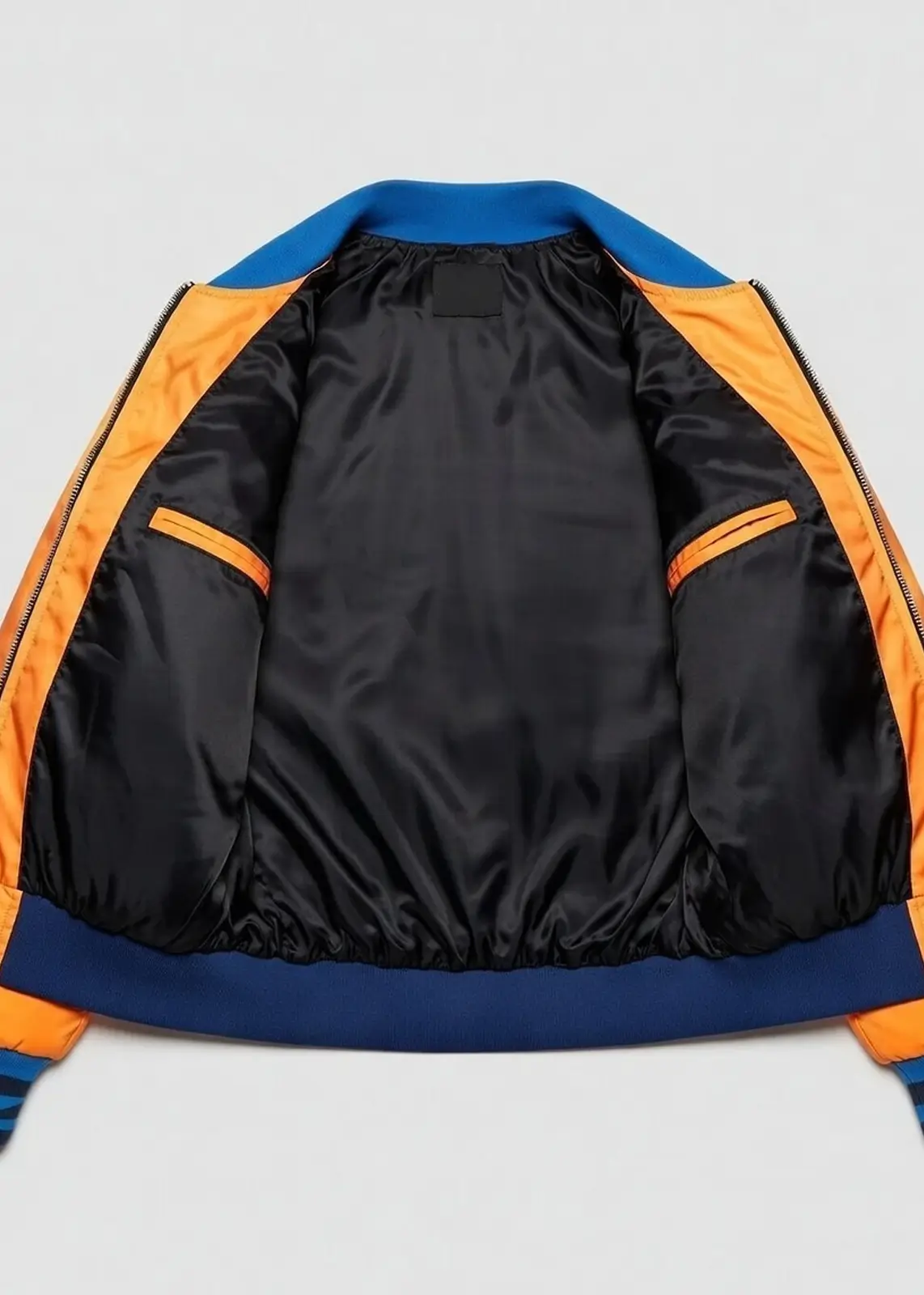 Goku Anime Orange Bomber Jacket for Men - Image 5