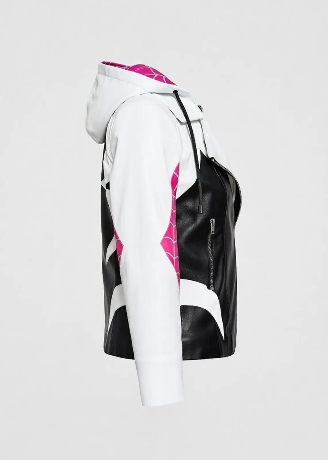 Spider Gwen Stacy Leather Jacket - Image 3