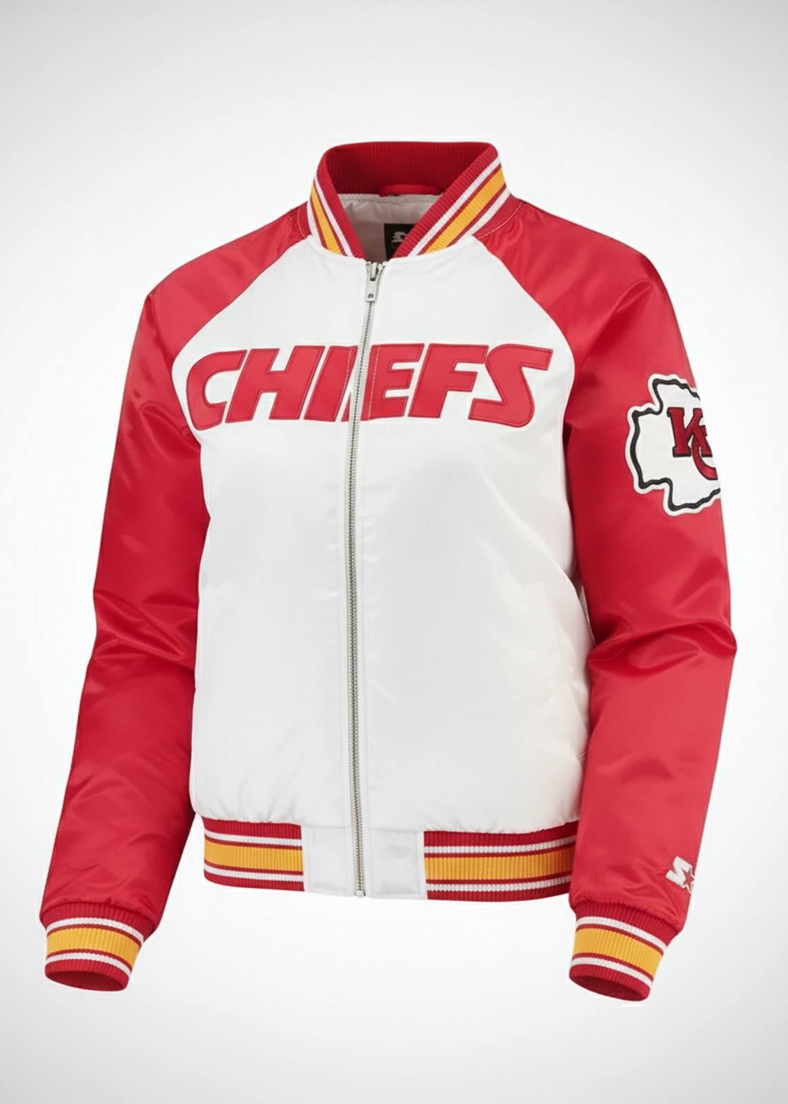 Kansas City Chiefs White and Red Starters Jacket