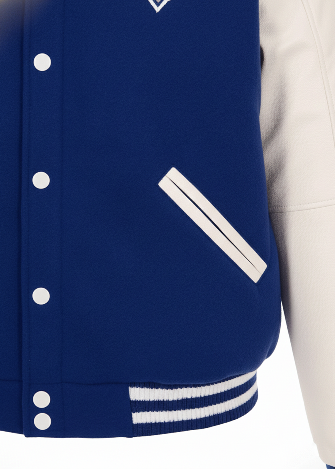 New York Knicks Blue Varsity Jacket - Image 6