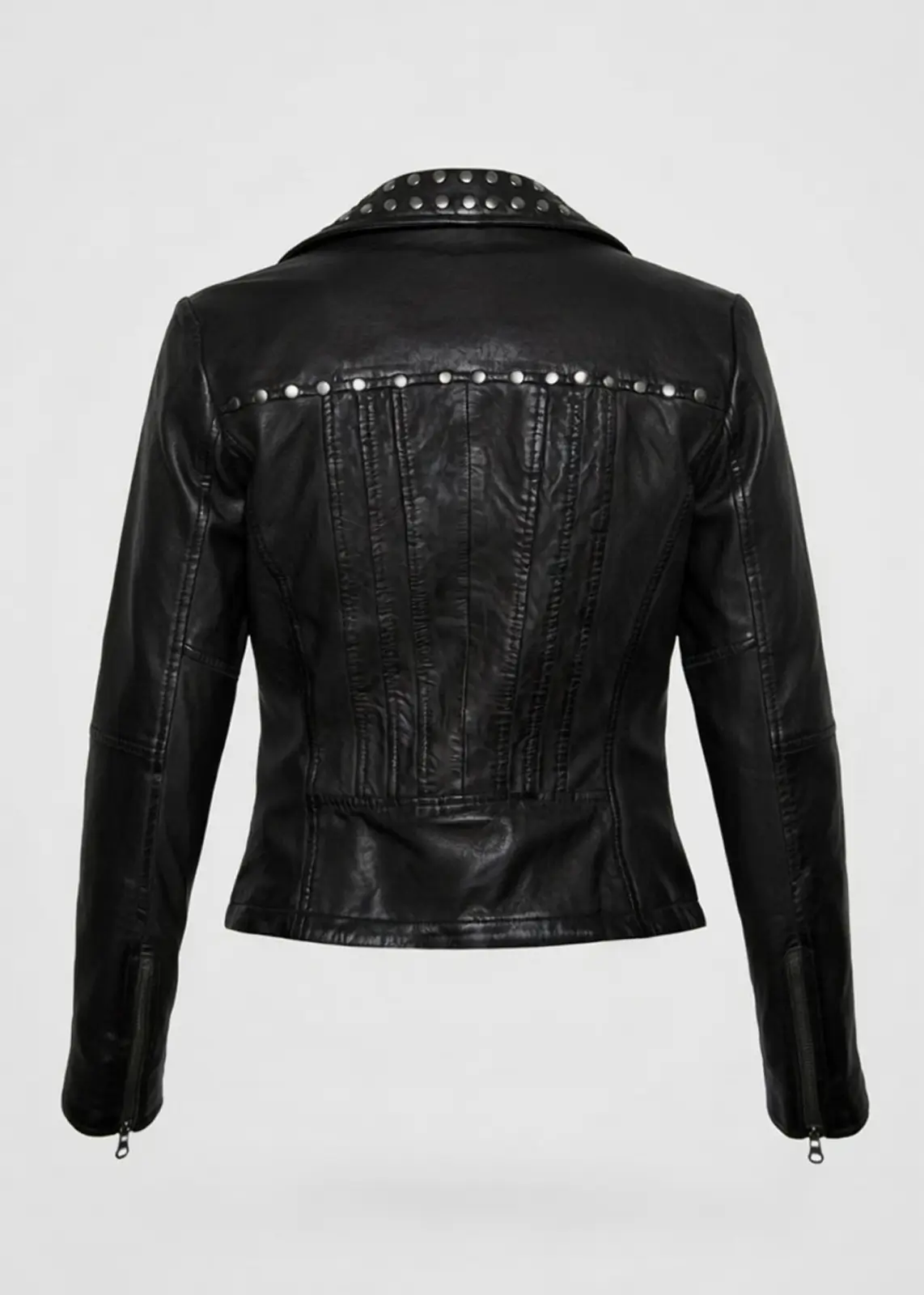 Studded Leather Jacket for Women - Image 5