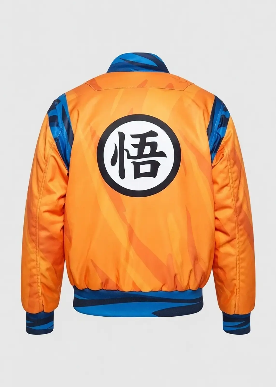 Goku Anime Orange Bomber Jacket for Men - Image 6
