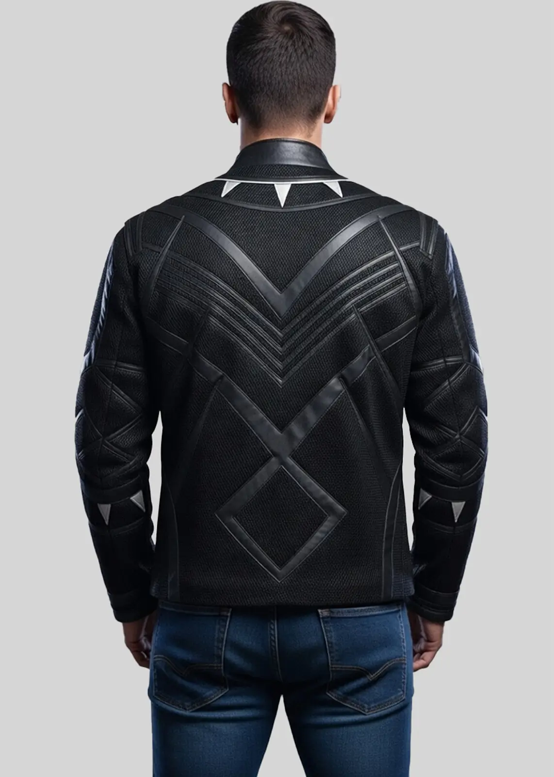 T'Challa Black Panther Leather Jacket For Men - Image 3