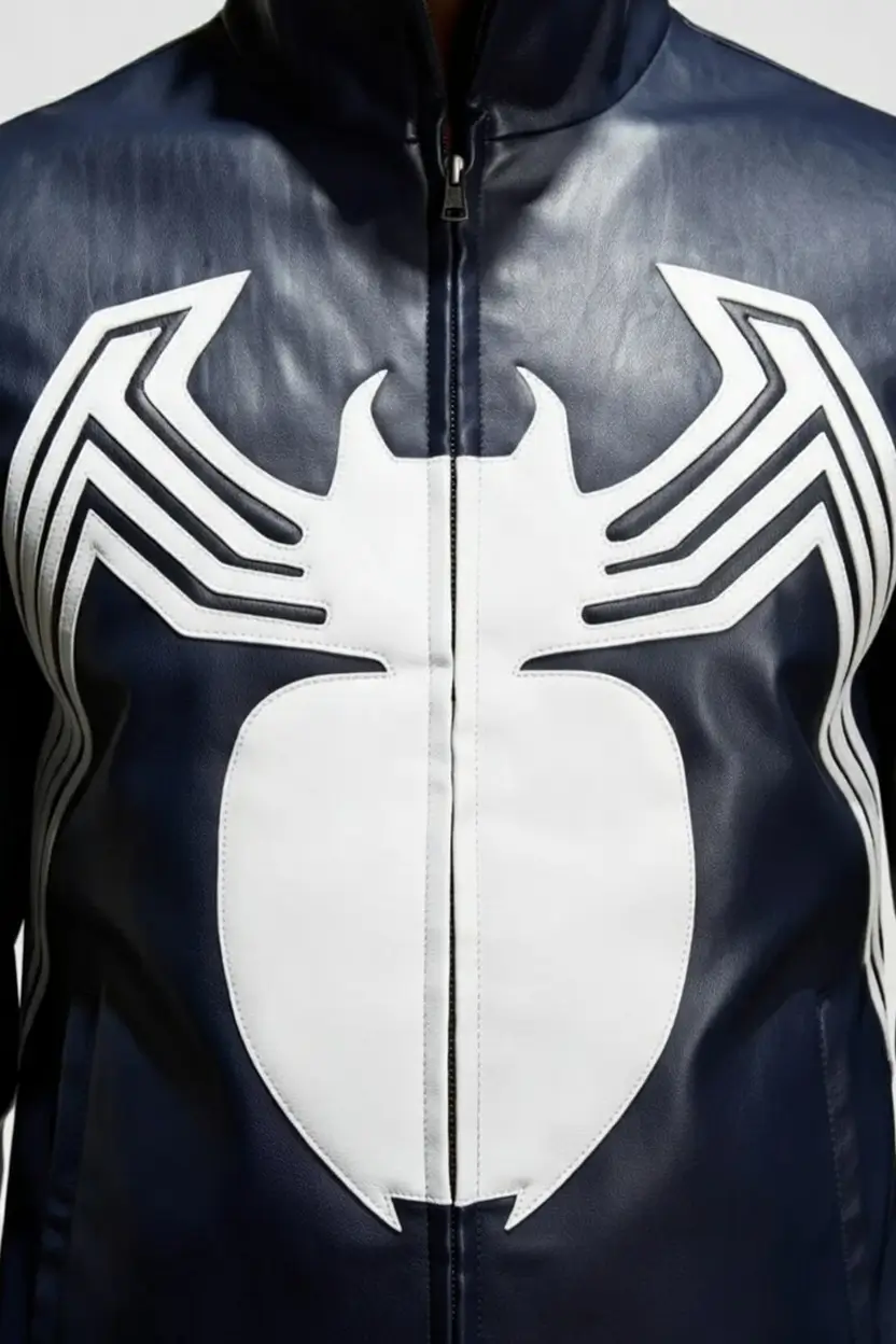 Spiderman Venom Leather Jacket For Men - Image 3