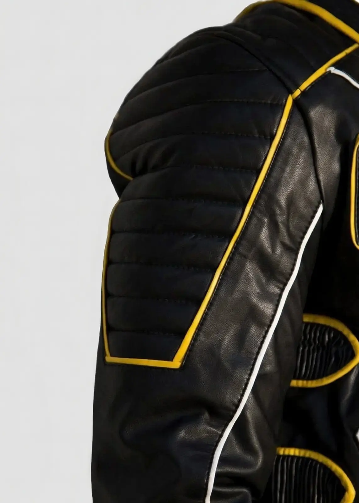 X Men 3 Black Wolverine Leather Biker Jacket - Image 3