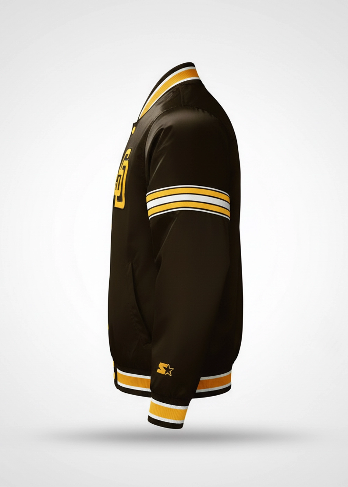 San Diego Padres Brown Varsity Jacket - Image 3