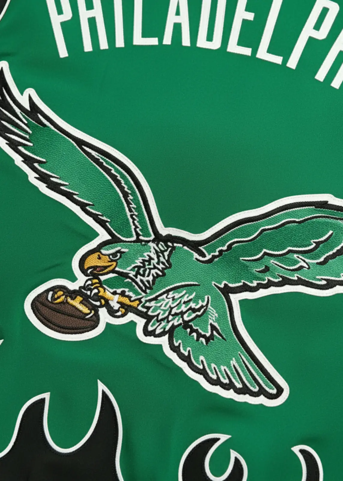 Philadelphia Eagles Kelly Green Racing Jacket - Image 5