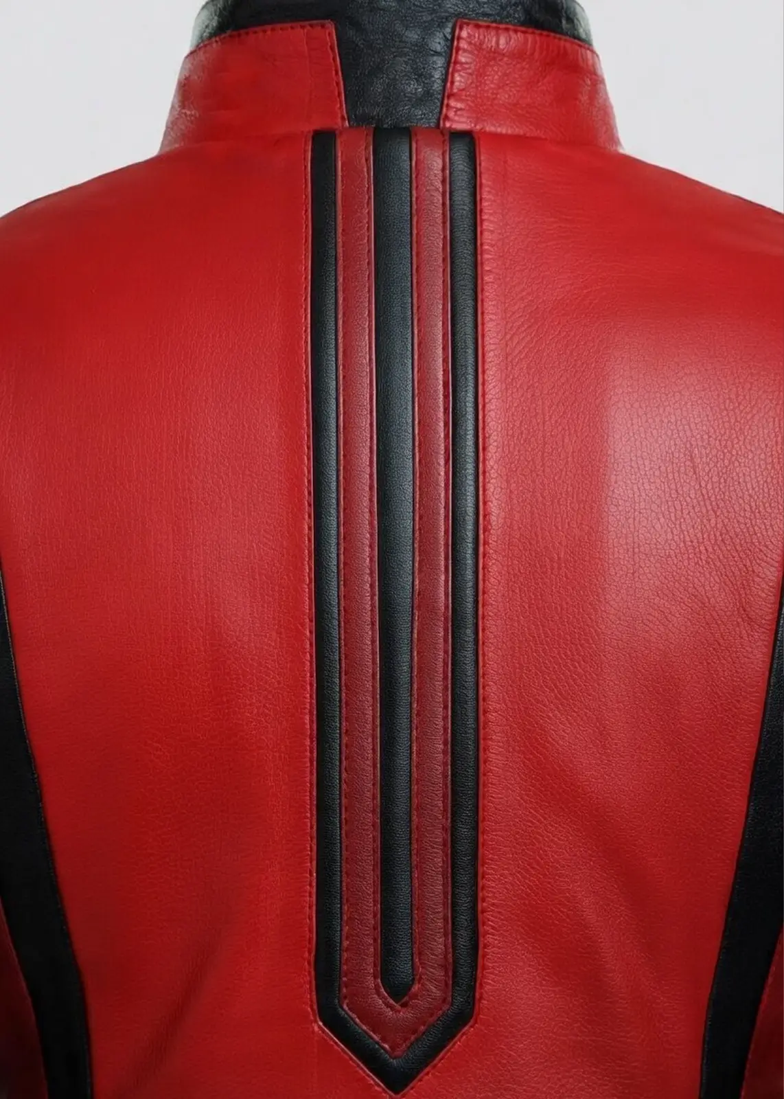 Red Leather Scarlet Witch Jacket - Image 5