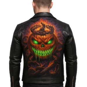 Pumpkin King Leather Jacket